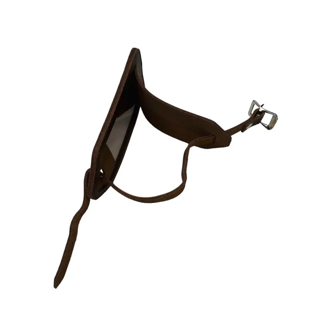 NWT Modern Made Man Brown Leather Luggage Tag